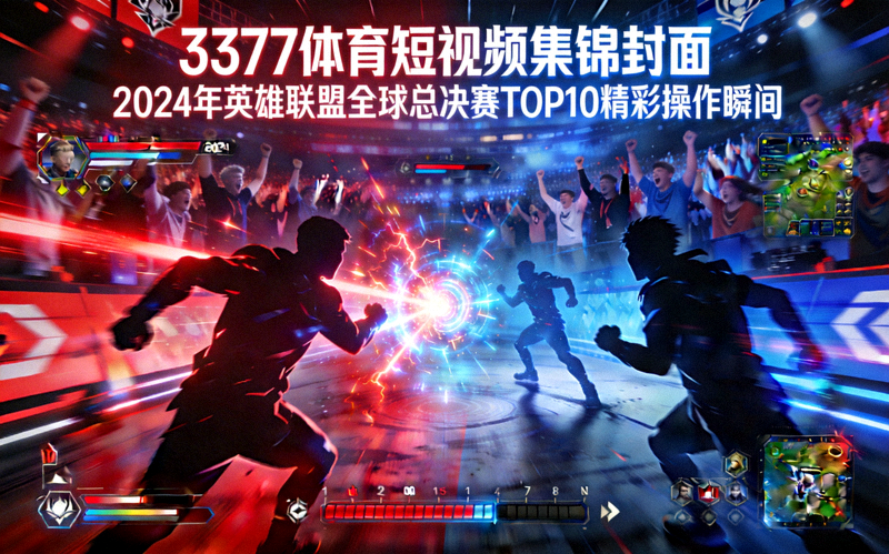 3377体育短视频集锦封面 - 2024年英雄联盟全球总决赛TOP10精彩操作瞬间